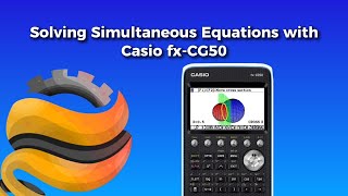 How to use Casio fxCG50 PRIZM Graphing Calculator to solve Simultaneous Equations [upl. by Wooldridge]