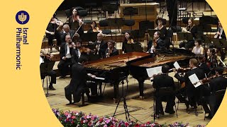 Mozart Concerto for two pianos  Yuja Wang and Lahav Shani IPO 80th Anniversary 311216 [upl. by Marl182]