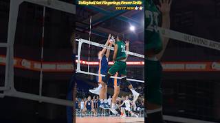 Volleyball setter position set Fingerings power Drills try it now✅volleyball [upl. by Ripley872]