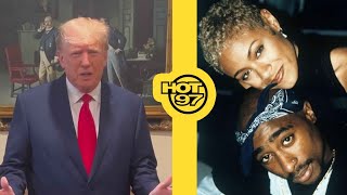 Jada PinkettSmith Says 2Pac Was Her Soulmate  Trump Turns Back On Netanyahu [upl. by Aivekahs]