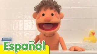 La Canción Del Baño  Canciones Infantiles  Super Simple Español [upl. by Morvin907]