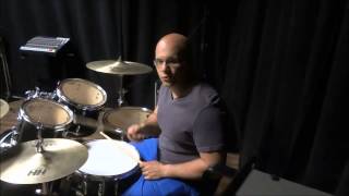 How To Play An EASY 34 Drum BeatDrum Lesson [upl. by Soirtimid]