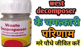 waste decomposer l How to make waste decomposer for plants l organic farming methods ll [upl. by Shirlie706]