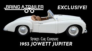 1953 JOWETT JUPITER MARK I A  Driving [upl. by Ecitnirp]