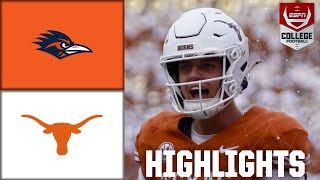 UTSA Roadrunners vs Texas Longhorns  Full Game Highlights  ESPN College Football [upl. by Jerrie]