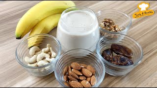 Dry Fruit Juice  Dry Fruit Milk Shake  Banana Dry Fruit Milkshake  High Protein Shake [upl. by Halehs]