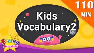 Kids vocabulary 2 compilation  Animation Words collection ABC first Dictionary｜English for kids [upl. by Utter]