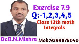 754Class12Ex79 Q12345 Integrals  ncert math [upl. by Oswin132]