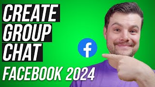 How to Create Group Chat on Facebook Messenger App 2024 [upl. by Bouchard]