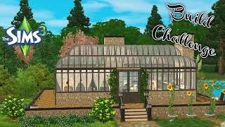 Sims 3 Greenhouse Home Challenge Speed Build 🌲🛠️🏡 [upl. by Costa]