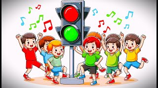 Party Freeze Dance Song  When the light is red  Circle Time Game [upl. by Marcelia]