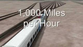 HUGE ACELA TRAIN WRECK AT 1000 MPH IN TRAIN SIMULATOR [upl. by Anehsak238]