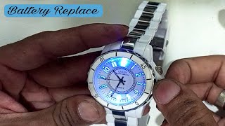 Ohsen Sports Watch Battery Replacement  How to Change a Watch Battery  OSHEN Luminous Dial [upl. by Kissiah]