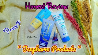 Jenpharm Products Review  mandel AC serum Dermive Moisturizer MandelAC face wash honestreview [upl. by Laet]