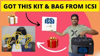 Got this Welcome Kit amp Bag from ICSI  Unboxing  ICSI National Convention Giveaway alert [upl. by Deeas]