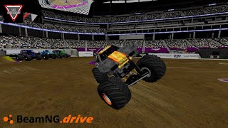 Allegiant Stadium 2021Monster Tour BeamNGDrive Monster Jam beamngdrivemonsterjam [upl. by Atterrol]