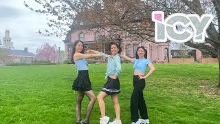 Yale KDSY ITZY 있지quotICYquot Dance Cover From USA 3 member version [upl. by Aihsele385]