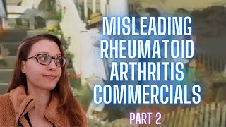 Why Do Arthritis Commercials Suck Part 2  Methotrexate Orencia Xeljanz Remicade [upl. by Occir826]