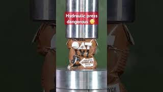 Hydraulic press vs chocolate 🍫💥😱 hydraulicpress viralvideo satisfying video [upl. by Austina174]