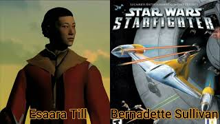 Character and Voice Actor  Star Wars Starfighter  Esaara Till  Bernadette Sullivan [upl. by Solana]