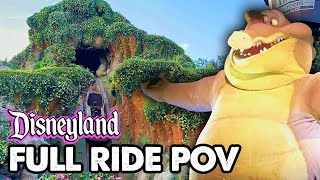 Tiana’s Bayou Adventure at Disneyland Park  Full Ride POV [upl. by Enomahs]