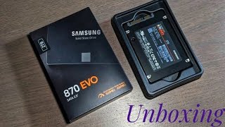 Samsung 870 EVO 1TB SATA 635 cm 25quot Internal Solid State Drive SSD Unboxing amazonsale 4k [upl. by Ylenaj]