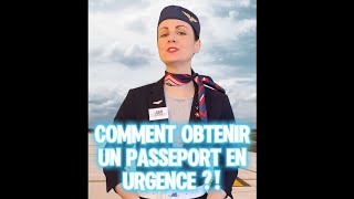 Comment obtenir un passeport en urgence [upl. by Ellennad]