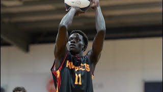 Edward Lual Aussie Prospects u20s 2024 Eltham Dandenong Junior Basketball Tournament Highlights [upl. by Saihttam]