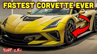 FASTEST EVER 2025 c8 CORVETTE ZR1 is OFFICIALLY the WORLDS FASTEST Corvette 200 MPH [upl. by Eadrahs437]