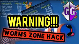 Worms Zone Hack Game Guardian  Manual Hack [upl. by Chaunce]