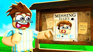 BABY POKE Ran Away I Had To Find Him Roblox [upl. by Llezom]