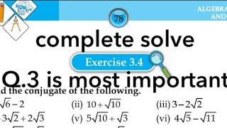 Ex34 complete solve class 9 sindh board important exercise [upl. by Anujra]