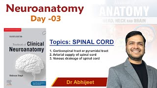 Neuroanatomy  Spinal Cord Gross Anatomy  3 For Mbbs 1st Proff By Dr Abhijeet [upl. by Leverett442]