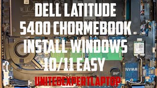 Anyone install windows on dell latitude 5400 Chromebook  5400 Chormebook install windows 11 easy [upl. by Zabrina255]