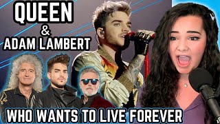 Queen  Adam Lambert  Who Wants To Live Forever  Opera Singer Reacts [upl. by Kylila]