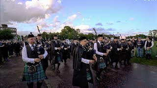 World Champions 2019  Inveraray amp District Pipe Band Dance Off the Field [upl. by Yevi]