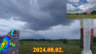 │20240802│⛈️Zivatarok  Thunderstorms│⛈️🇭🇺 [upl. by Jerman564]