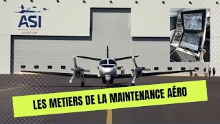 Les métiers de la maintenance aéronautique avec ASI Aviation [upl. by Ahsiekit]