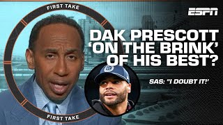 GIVE ME A BREAK 😩 Stephen A REFUTES Dak Prescotts comments  NFL Week 5 Predictions  First Take [upl. by Kirsteni]