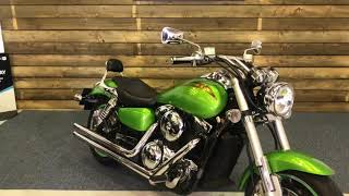 2007 Kawasaki Mean Streak 1600 VN1600 gutted stock exhaust [upl. by Rammus]