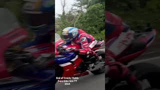 RST Superbike race TT 2024  dean Harrison Dunlop Todd Hickman Rutter End of Cronky Voddy tt24 [upl. by Malilliw]