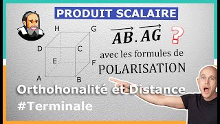 PRODUIT SCALAIRE dans lEspace avec la POLARISATION  Exercice Corrigé  Terminale [upl. by Thamora]