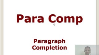 Paragraph Completion Verbal CAT  Shortcuts and how to prepare [upl. by Giralda]