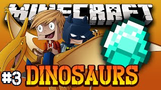 Minecraft Mods Dinosaurs JurassicCraft 20 quotDiamond Minequot Modded Survival 3 wLachlan amp Ryan [upl. by Llenrap48]