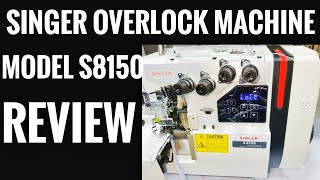 singer overlock machinemodel S8150 reviewakbarali sewingmachine [upl. by Rocker439]