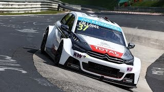 Pechito deslumbró en Nürburgring  WTCC [upl. by Lull]