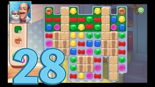 Gameplay Homescapes  Level 28 No Boosters [upl. by Rema]