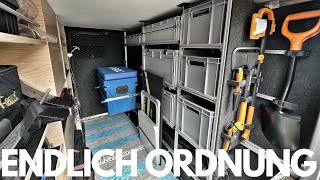 SELBST GEBAUT ⚒🪚🔧  Regal für die Heckgarage im Wohnmobil [upl. by Brigette]