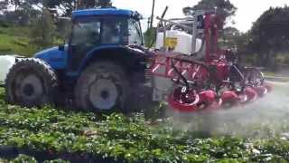 Custom Strawberry Sprayer with Croplands Horizon Boom [upl. by Inalawi]