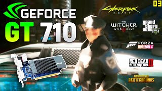 GT 710  Available Graphics Card in 2021 Test in 9 Games [upl. by Nodnarb]